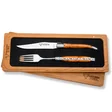 Set un couteau et une fourchette Laguiole en Aubrac
