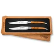 Coffret de 2 couteaux de table Laguiole en Aubrac pour des repas raffinés