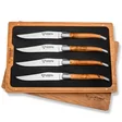 Coffret de quatre couteaux de table Laguiole en Aubrac pour une table élégante