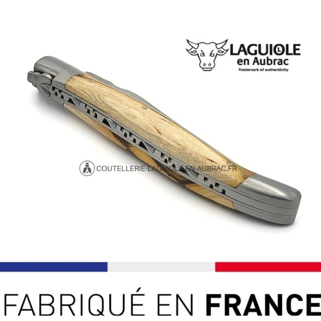 couteau laguiole en aubrac pistachier