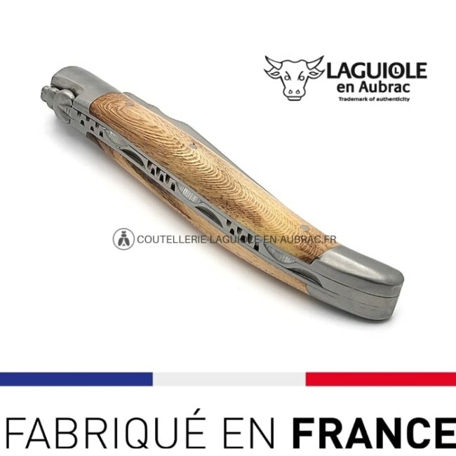 couteau laguiole en cep de vigne