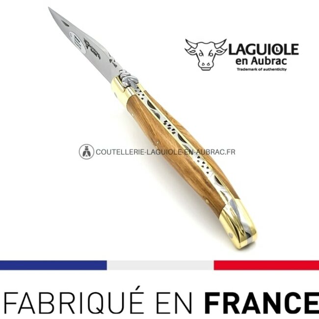 couteau laguiole olivier laiton