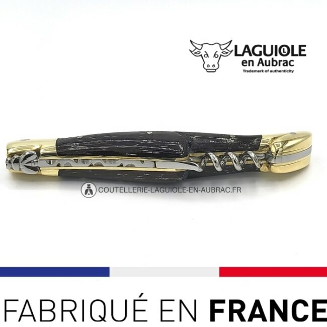 couteau tire bouchon laguiole manche wenge exotique