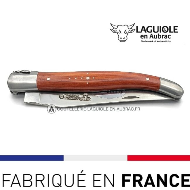 laguiole couteau pliant manche red heart