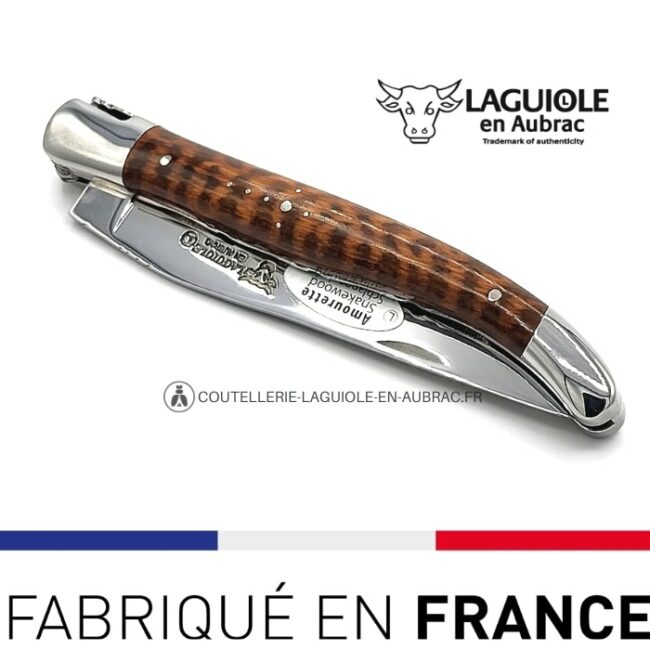 laguiole pliant amourette double platines