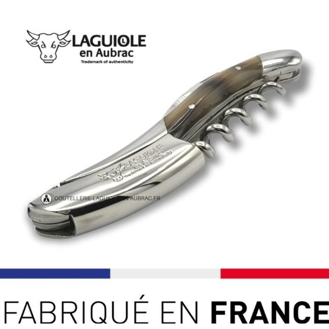 couteau de sommelier laguiole en corne