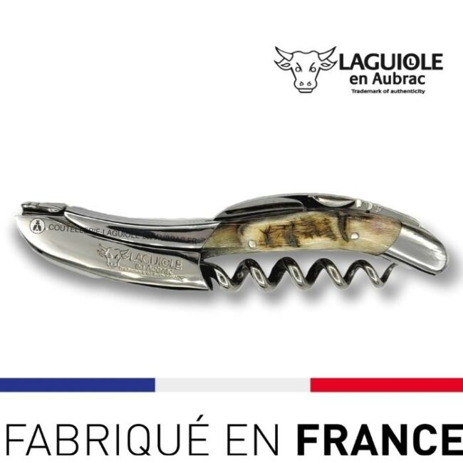 laguiole tire bouchon corne de belier