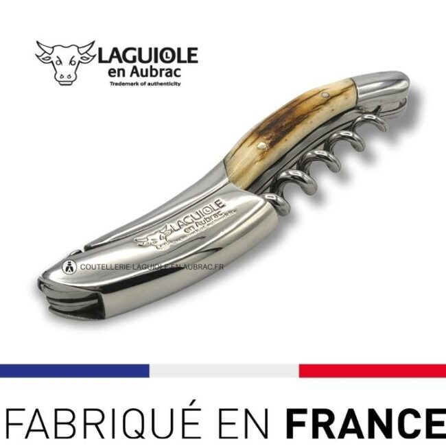 laguiole tire bouchon croute de defense ivoire de mammouth