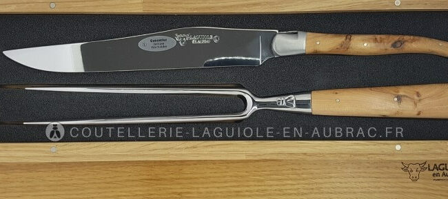 service laguiole a decouper genevrier