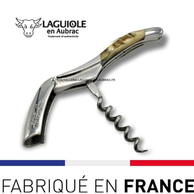 sommelier tire bouchon laguiole corne de belier