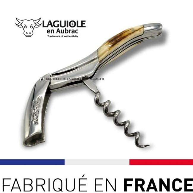 sommelier tire bouchon laguiole croute de defense ivoire de mammouth