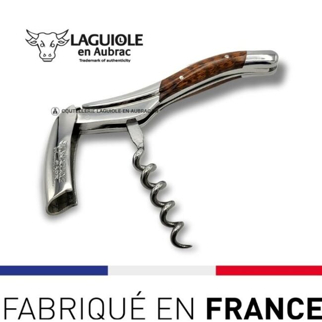 sommelier tire bouchon laguiole en aubrac bois amourette