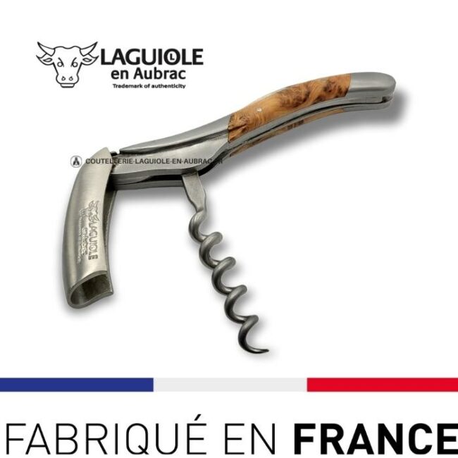 sommelier tire bouchon laguiole en aubrac genevrier