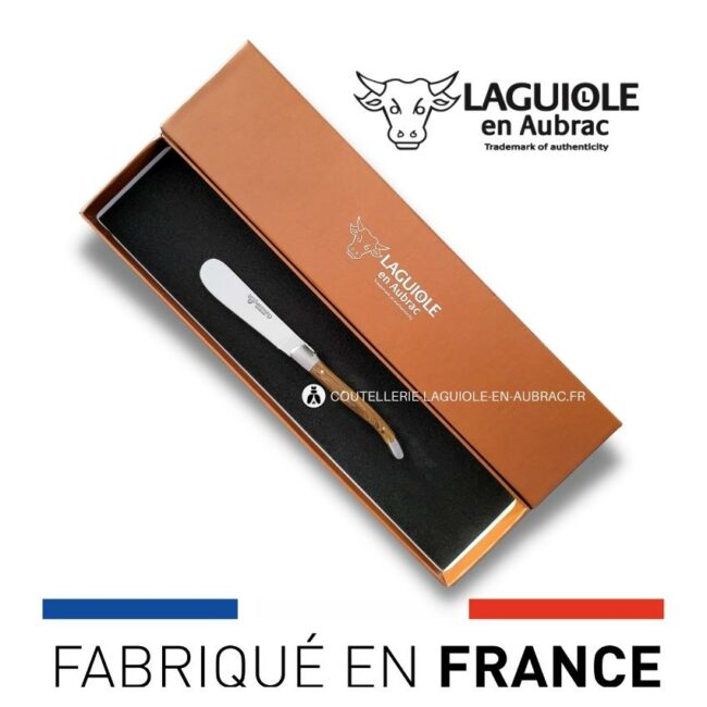 couteau à beurre laguiole manche en pistachier