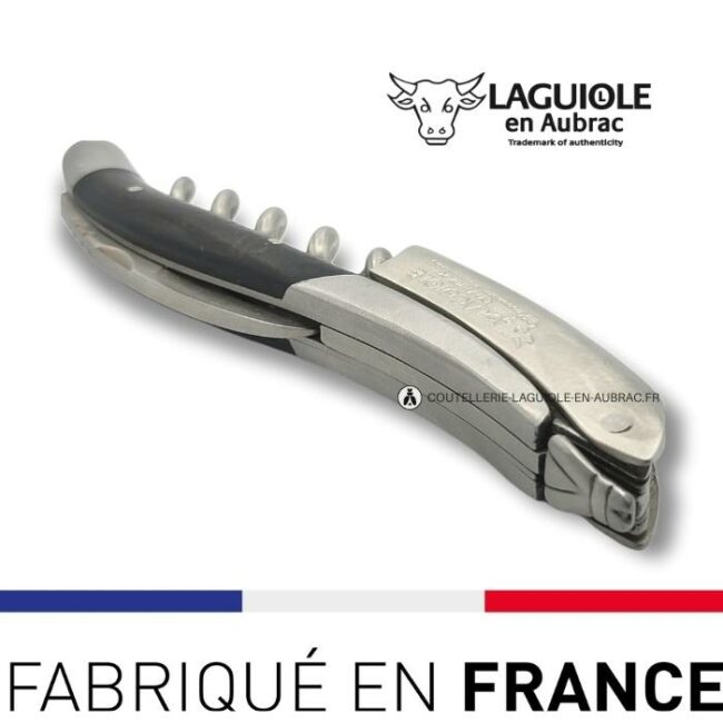 tire bouchon sommelier laguiole en aubrac ebene noir