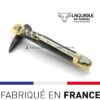 laguiole 3 pieces tire bouchon corne pressee laiton