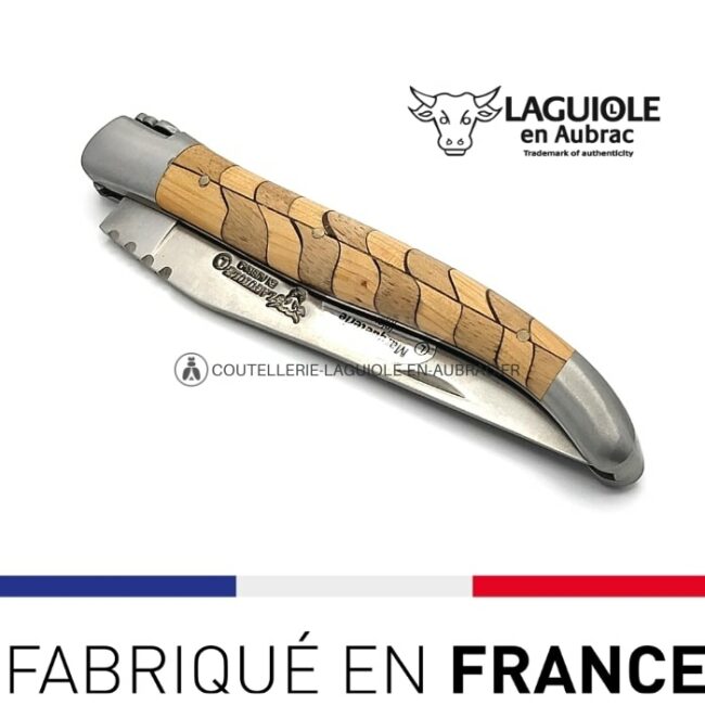 laguiole damier noyer genévrier