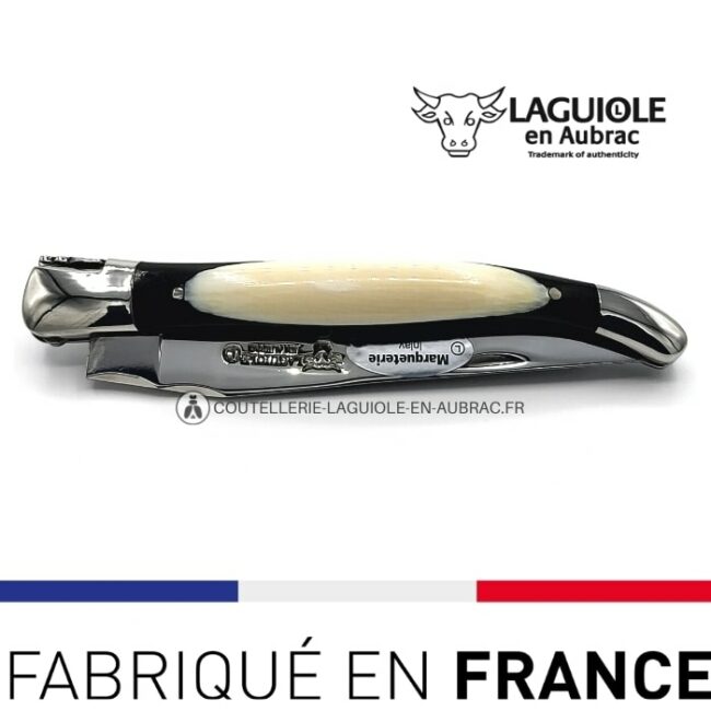 laguiole le dodu manche ébène ivoire de mammouth