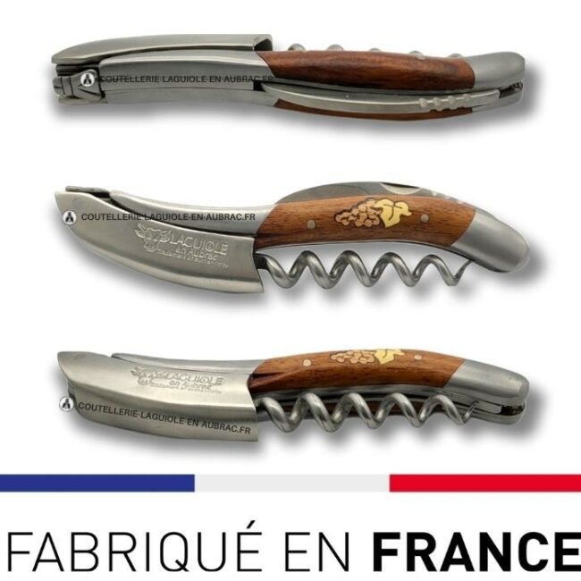 sommelier laguiole en aubrac marqueterie raisin amourette