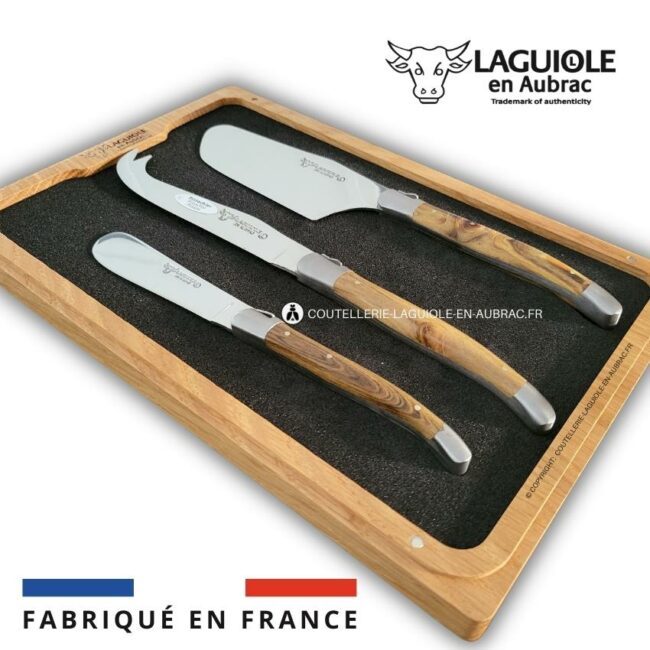 service à fromage laguiole manches pistachier