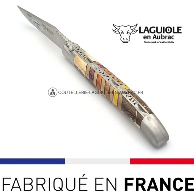 couteau laguiole marqueterie orgue