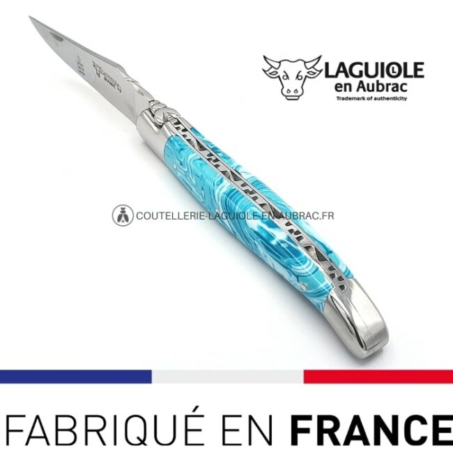 couteau pliant laguiole larimar