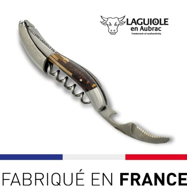 couteau sommelier laguiole marqueterie puzzle etincelle