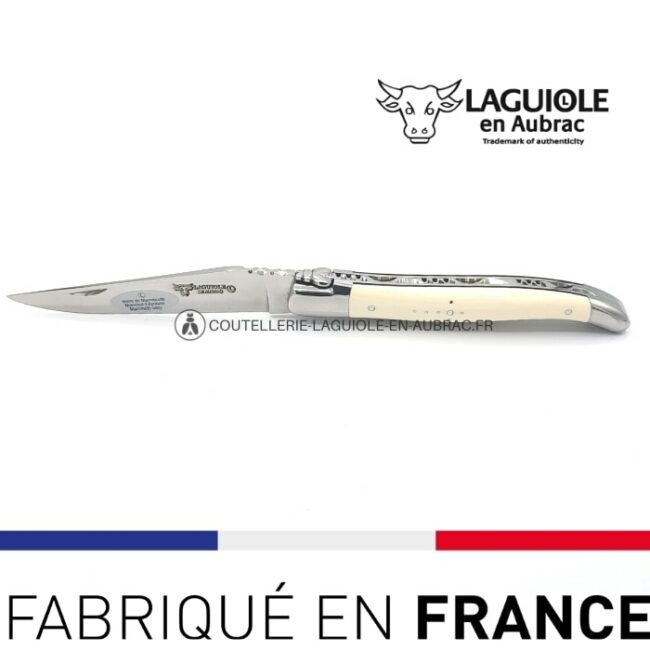 laguiole pliant ivoire de mammouth