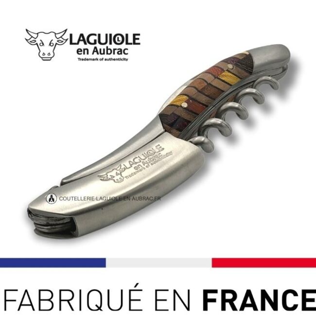 limonadier laguiole maqueterie arc en ciel