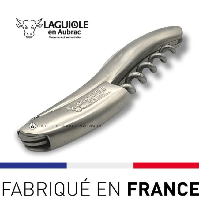 sommelier tire bouchon laguiole inox satin