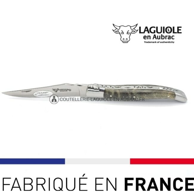 couteau laguiole loupe peuplier noire