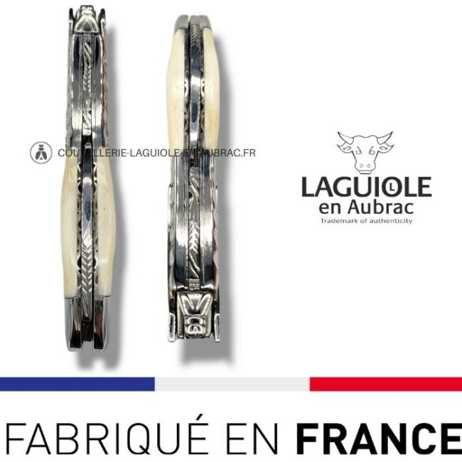 sommelier deluxe laguiole en aubrac os – inox brillant
