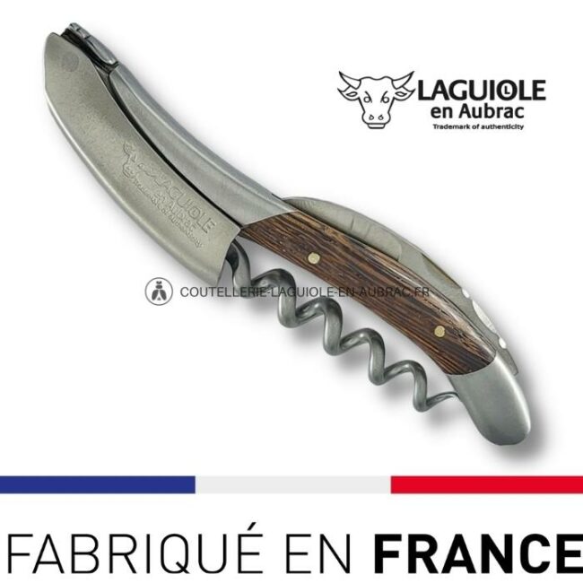 sommelier laguiole en aubrac wenge – inox satiné