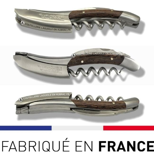 sommelier laguiole en aubrac wenge – inox satiné