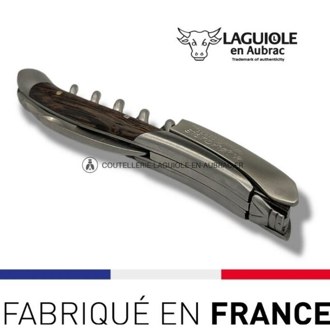 sommelier laguiole en aubrac wenge – inox satiné