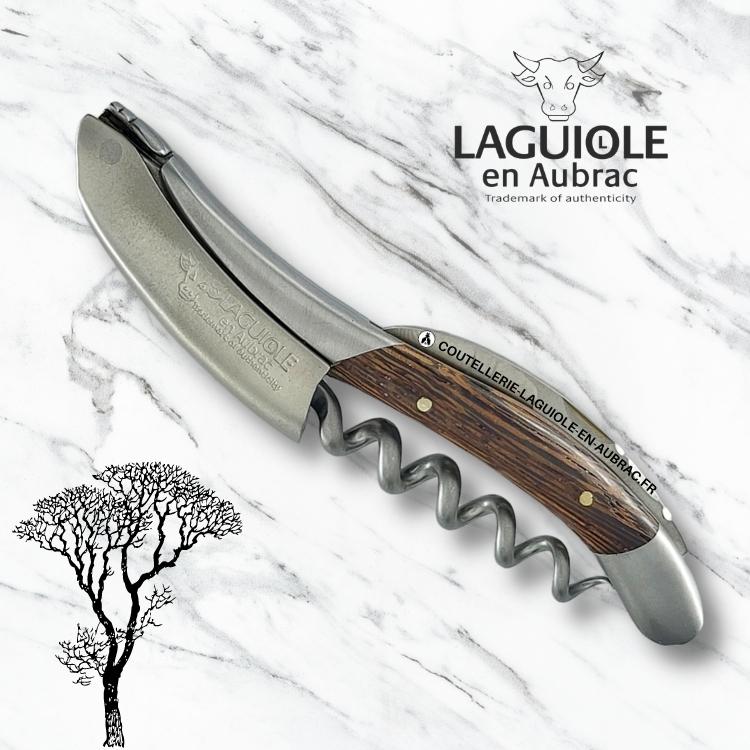 sommelier laguiole en aubrac wenge – inox satiné