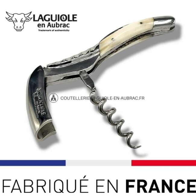 sommelier deluxe laguiole en aubrac os – inox brillant