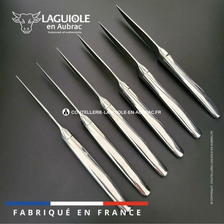 6 Couteaux de table Starck - Forge de Laguiole - Vinum Design