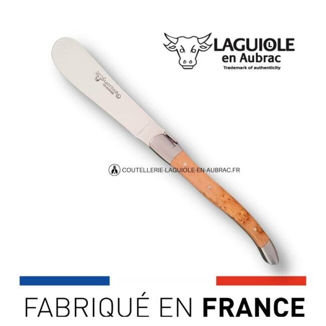 couteau à beurre laguiole manche en genévrier