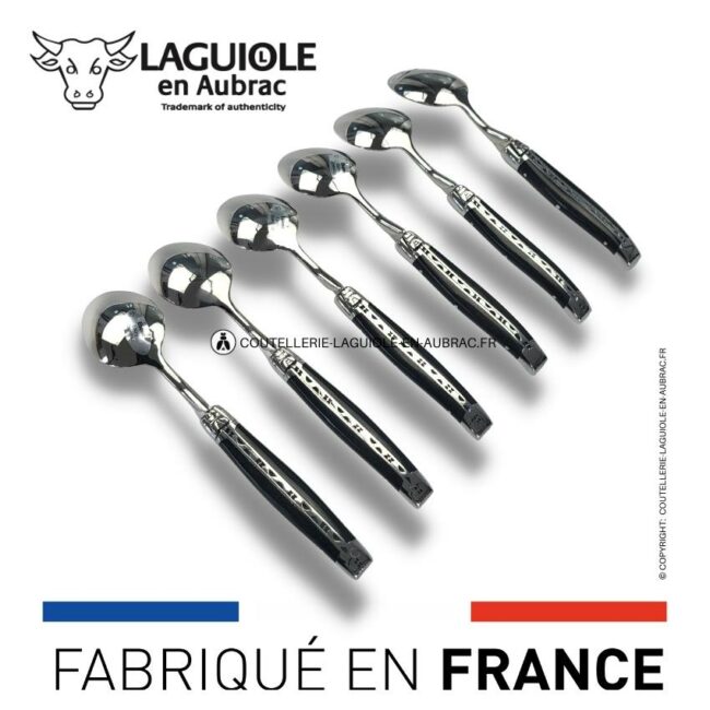 cuillères à dessert laguiole en Ébène