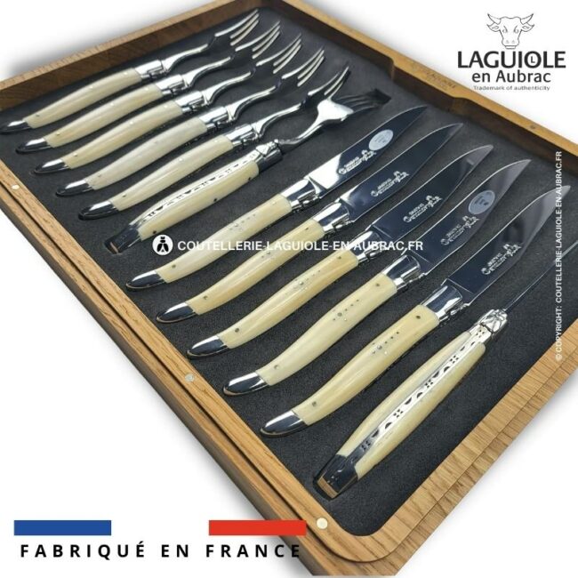 ménagère 12 pièces os de bovin