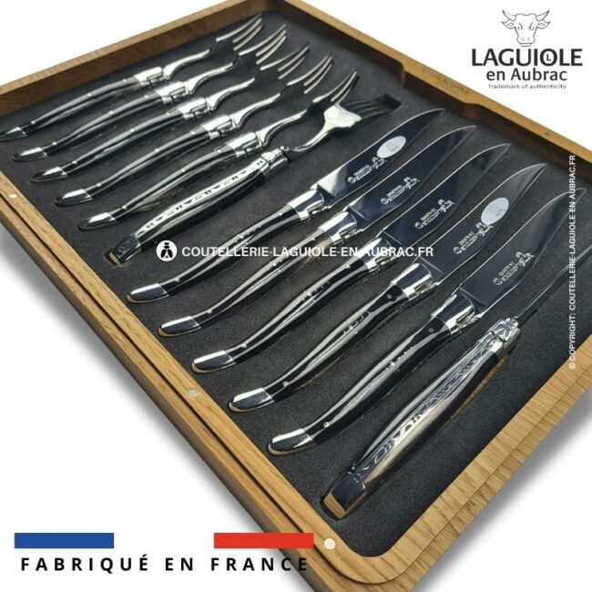 ménagère 12 pièces corne de buffle