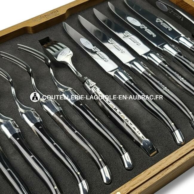 ménagère 12 pièces corne de buffle