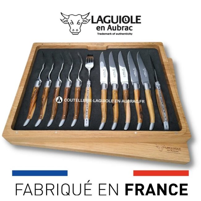 ménagère 12 pièces pistachier