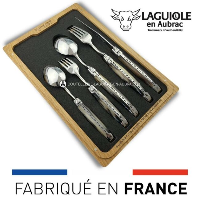set 5 couverts laguiole pointe de corne
