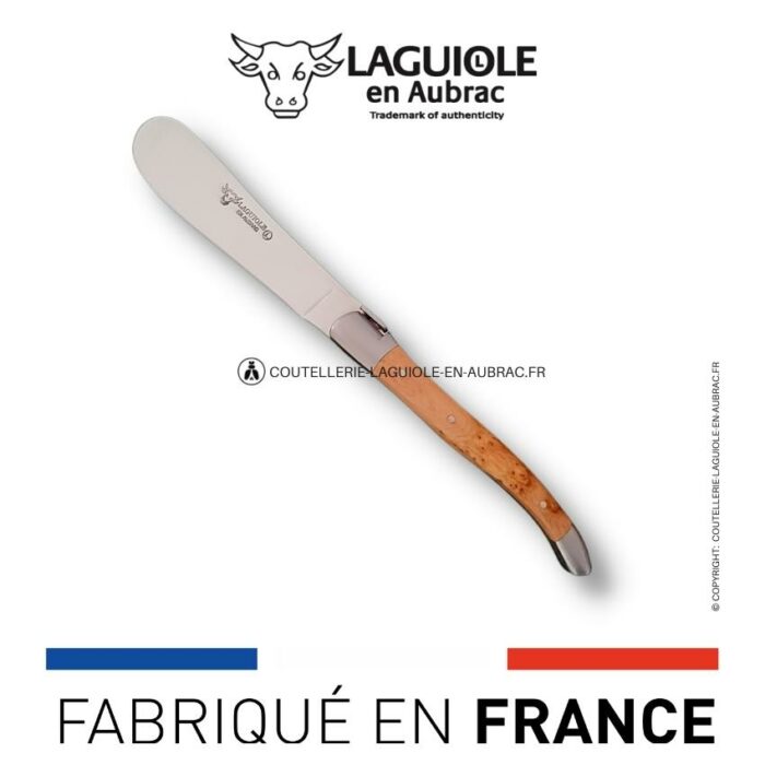 couteau à beurre laguiole manche en genévrier