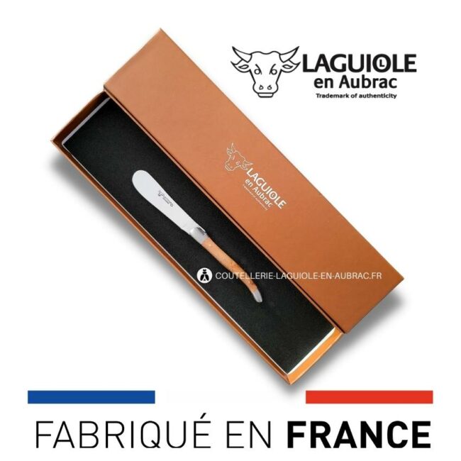 couteau à beurre laguiole manche en genévrier