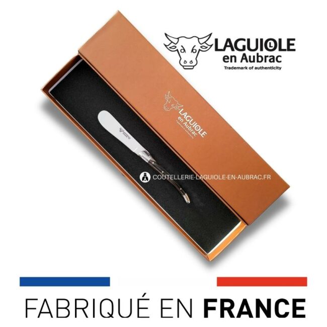 couteau à beurre laguiole manche en pointe de corne