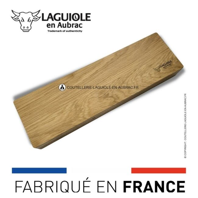 couteau à pain laguiole en aubrac 2 mitres inox olivier