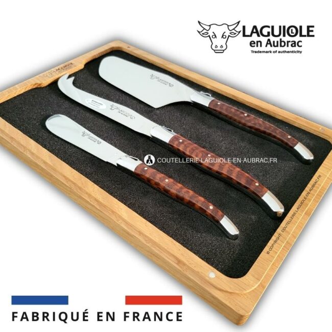 service à fromage laguiole manches amourette